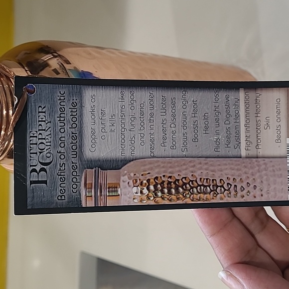 Copper Water Bottle - Picture 6 of 6